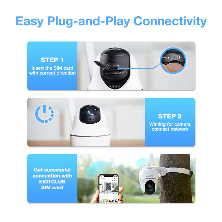 5G&4G SIM Card for Security Camera, Support AT&T,  and T-Mobile Network - Image 5